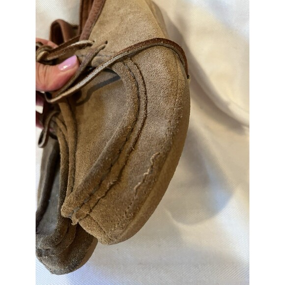 Lucky Brand Original Brown Leather Suede Gum Sole Chukka Shoes,‎ Women Size 6.5 - Picture 11 of 13